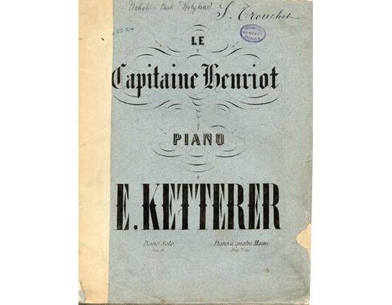1651 | Le Capitaine Henriot, Op 166, caprice militaire for piano solo