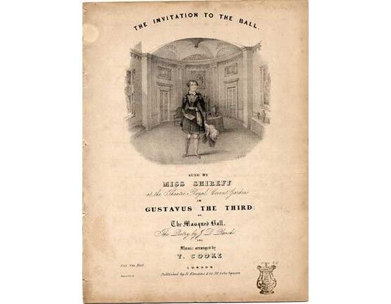 1666 | The Invitation to the Ball,sung by Miss Shireff at the Theatre Royal, Covent Garden in "Gustavus the Third" or "The Masqued Ball",