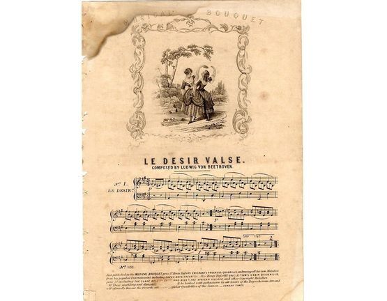 1668 | Le Desir Valse - Musical Bouquet No. 128
