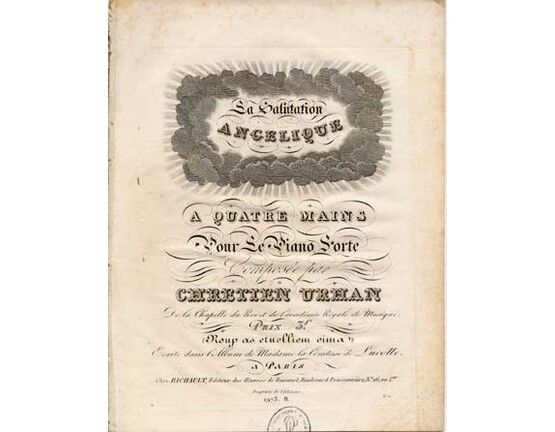 1675 | La Salutation Angelique, a quatre mains for piano solo