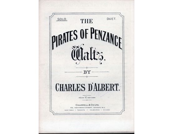 18 | The Pirates of Penzance, waltz on Arthur Sullivans Opera