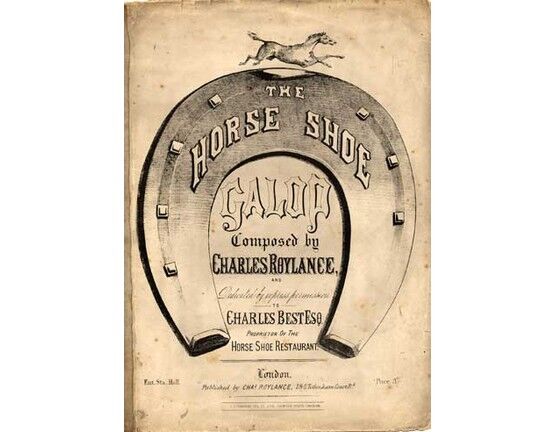 1801 | The Horse Shoe Galop, dedicated to Charles Best,