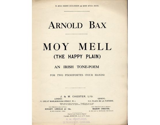 184 | Moy Mell (The Happy Plain)- An Irish Tone-Poem For Two Pianos, Four Hands - Chester Library