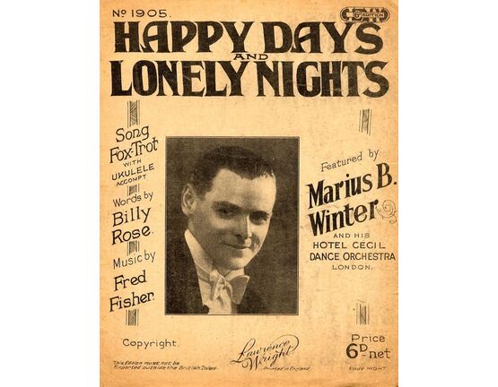 187 | Happy Days and Lonely Nights - Marius B Winter