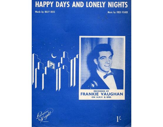 187 | Happy Days and Lonely Nights - Song - Featuring Frankie Vaughan