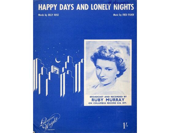 187 | Happy Days and Lonely Nights - Song featuring Ruby Murray