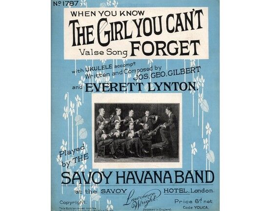 187 | The Girl You Can't Forget, featured by the Savoy Havana Band