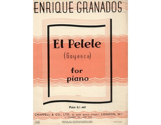188 | El Pelelo, Goyesca for piano