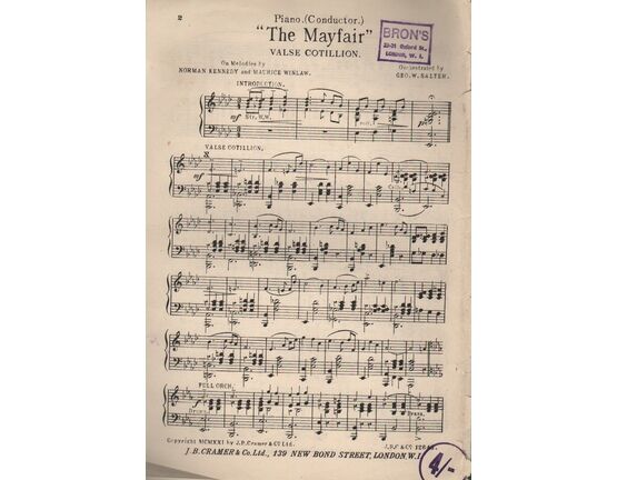 1886 | "The Mayfair" - Valse Cotillion