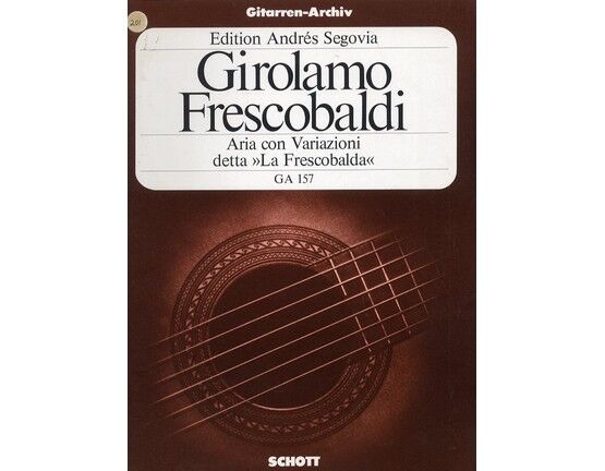 189 | Aria con Varia Zioni Detta La Frescobalda - Fur Gitarre - GA 157