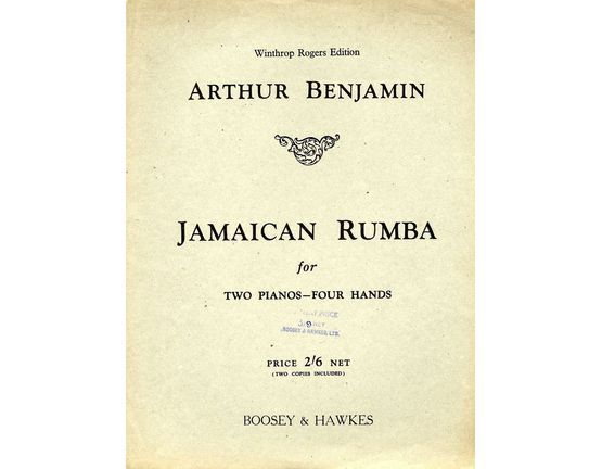 191 | Jamaican Rumba - Arranged for Two Pianos four Hands