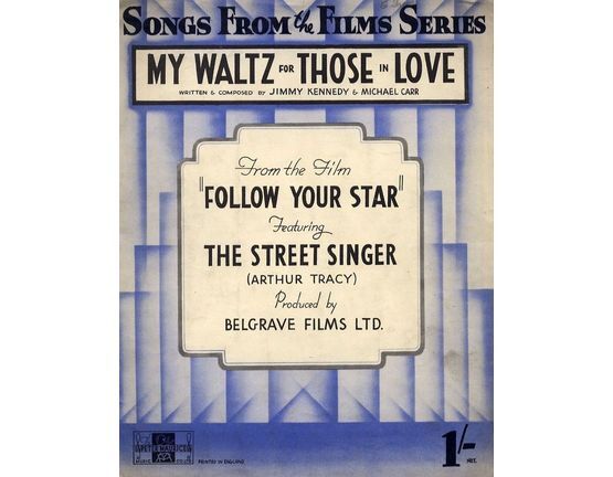 20 | My Waltz for those in Love - From the Film "Follow your Star" - Songs from the Films Series - For Piano and Voice with Ukulele chord symbols