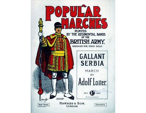 202 | Gallant Serbia. Popular Marches played by the Regimental Bands of the British Army