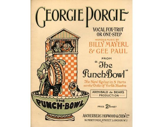 207 | Georgie Porgie, vocal fox-trot one-step from "The Punch Bowl"