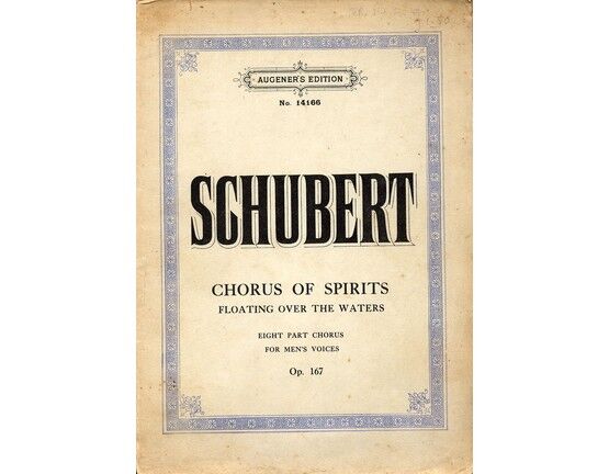 2547 | Chorus of Spirits - Floating over the Waters - Eight part chorus for mens voices - Op. 167
