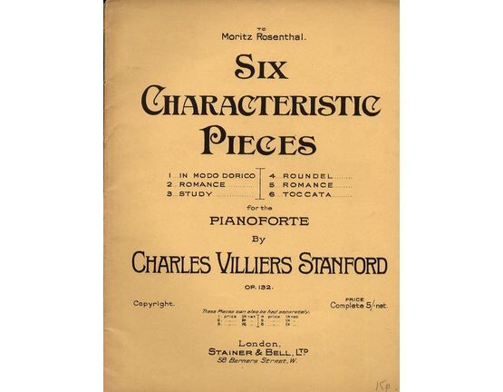 2574 | Six Characteristic Pieces for the Pianoforte - Op. 132, No's 1-6