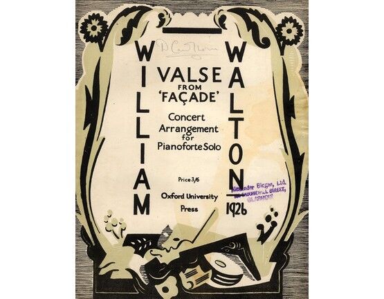 261 | Valse from Facade - Concert arrangement for pianoforte solo