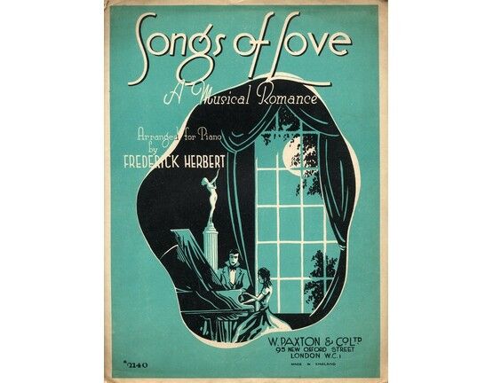 2708 | Songs of Love, a musical romance for piano