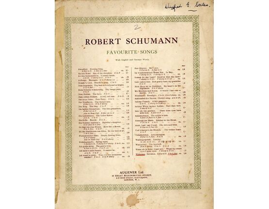 2715 | Der Lindenbaum - Op. 89 No. 5 - Compass of B to G Flat - Franz Schubert Songs