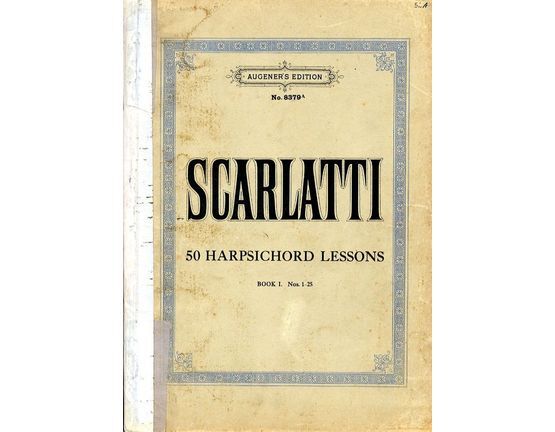 2767 | 50 Harpsichord Lessons - Book I, No's 1-25 - Augeners Edition No. 8379a