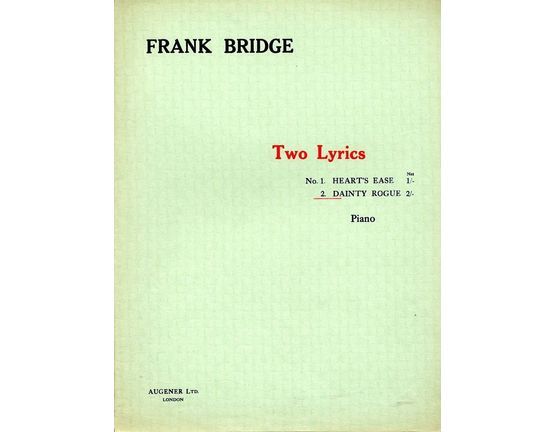 2767 | Bridge - Dainty Rogue - No. 2 from Two Lyrics for Piano series