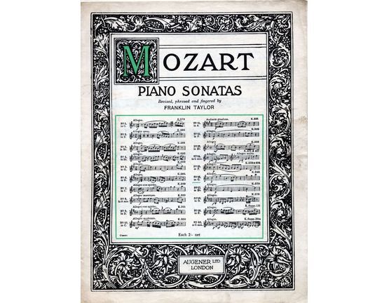 2767 | Mozart - Sonata XVI in C major - For Piano