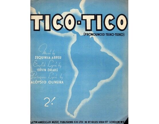 2820 | Tico Tico - (pronounced Teeko - Teeko) as performed by  Ethel Smith in "Bathing Beauty"