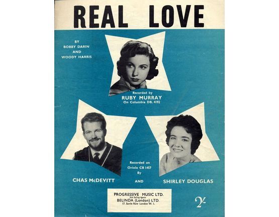 2839 | Real Love - Ruby Murray, Chas McDevitt and Shirley Douglas