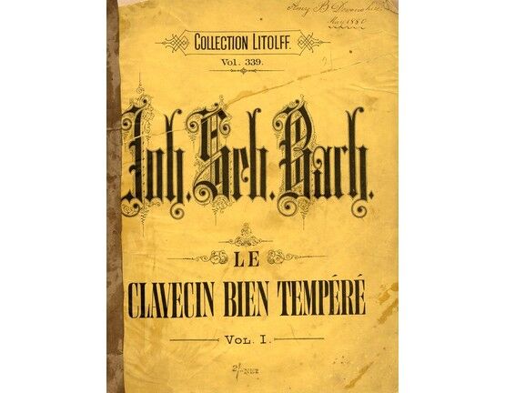 307 | Le Clavecin bien tempere, preludes and fugues, Vol. 1. 93 pages