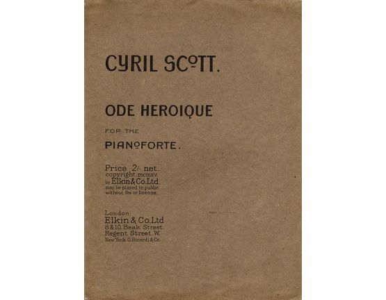 3122 | Ode Heroique - for the Pianoforte