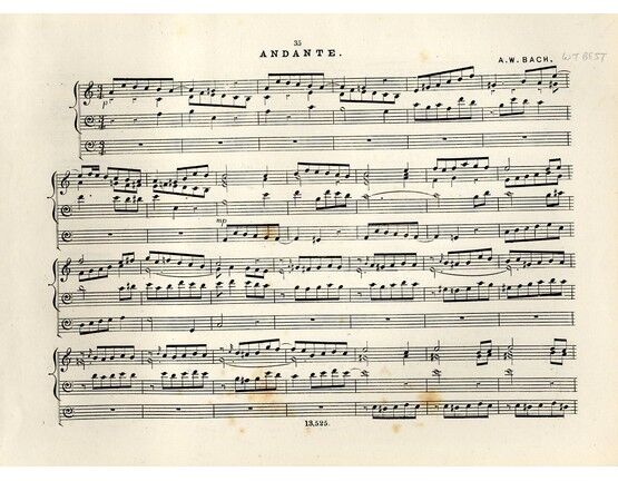 329 | Fuga, No. 55 in "Collection of Organ Compositions, Ancient an Modern", Book 19