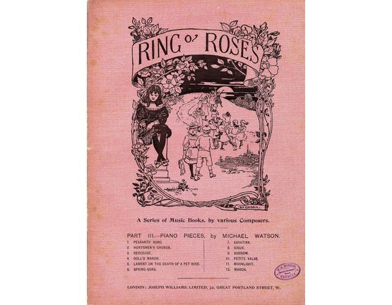 3305 | Ring O' Roses - A series of music books by various composers - Part III - Piano