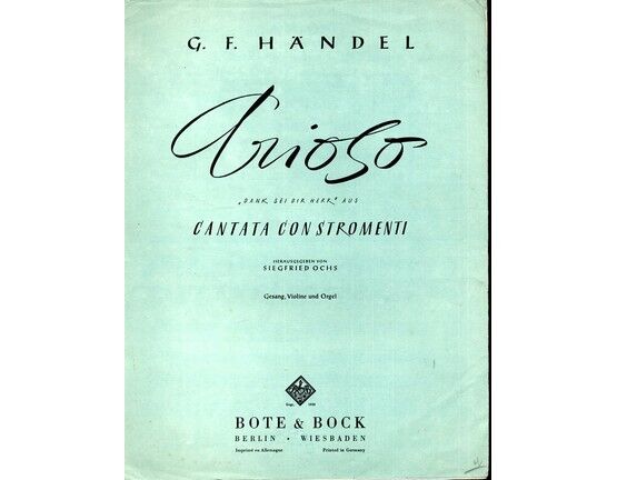 331 | Arioso - fur eine Altstimme - Cantana con Stromenti von G. F. Handel - Gesang, Violine und Orgel