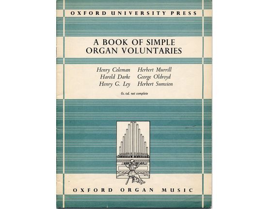 3362 | A Book of Simple Organ Voluntaries