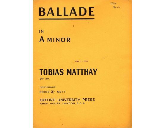 3362 | Ballade in A Minor - Op. 39