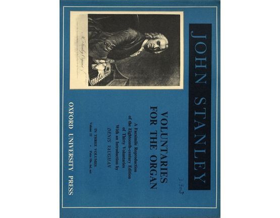 3362 | John Stanley Voluntaries for the Organ - A Facsimile Reproduction of the Eighteenth-Century Edition of Thirty Voluntaries - Volume II