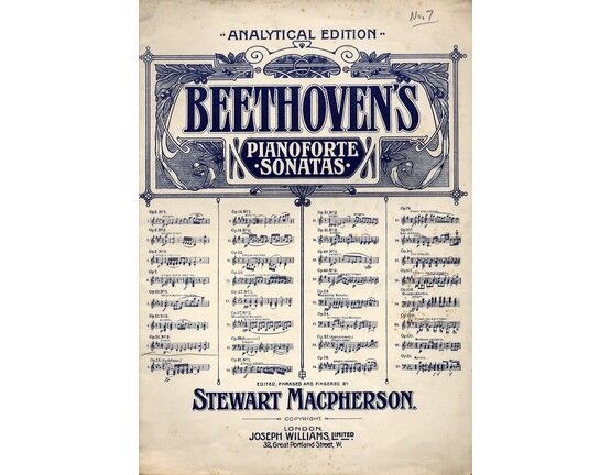 3393 | Beethoven - Sonata for Piano -  Op. 10, No. 3 - Analytical Edition - Beethoven Pianoforte Sonatas Series No. 7