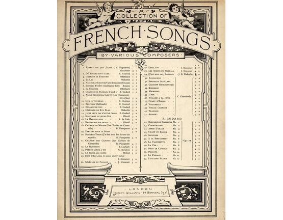 3393 | C'est Mon Ami - Romance - For Piano and Voice - French Songs by Various Composers No. 29