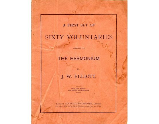 3528 | A First Set of Sixty Voluntaries - Arranged for The Harmonium