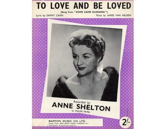 37 | To Love and Be Loved - Song from "Some Came Running" - Featuring Anne Shelton