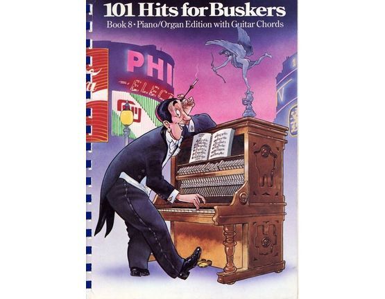 3737 | 101 Hits for Buskers - Book 8 - Piano and Organ Edition with Guitar Chords