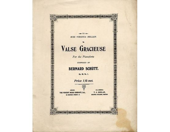 3756 | Valse Gracieuse - For the Pianoforte - Op. 49, No. 1