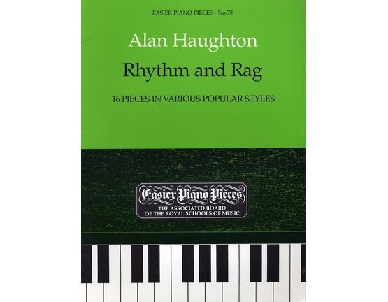 3770 | Rhythm and Rag - 16 Piecews in Various Popular Styles - Easier Piano Pieces Series No. 75