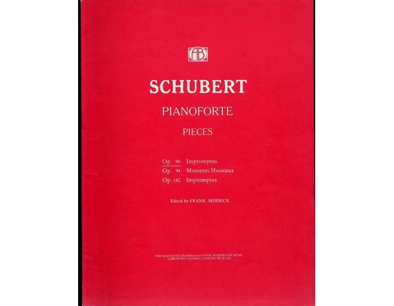 3770 | Schubert - Impromptus - Op. 90 - A.B.R.S.M Pianoforte Pieces