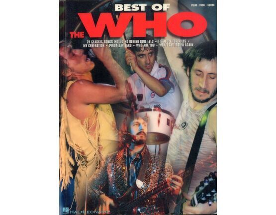 3782 | Best of The Who - 25 Classic Songs - For Voice, Piano & Guitar