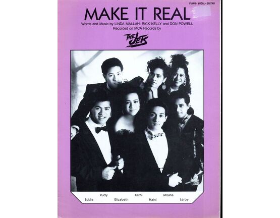 3782 | Make it Real - Featuring The Jets - Piano - Vocal - Guitar