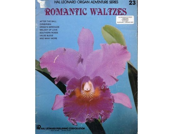 3782 | Romantic Waltzes - Hal Leonard Organ Adventure Series