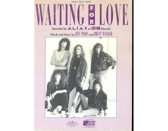 3782 | Waiting for Love - Featuring Alias - Piano - Vocal - Guitar