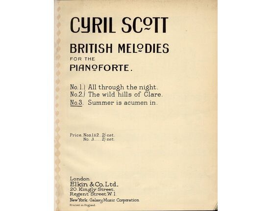387 | British Melodies for the Pianoforte No.3 - Summer is acumen in