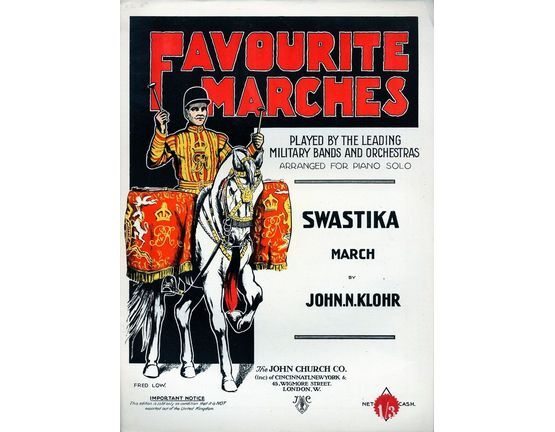 392 | Swastika - Piano Solo - Popular Marches played by the Leading Military Bands and Orchestras